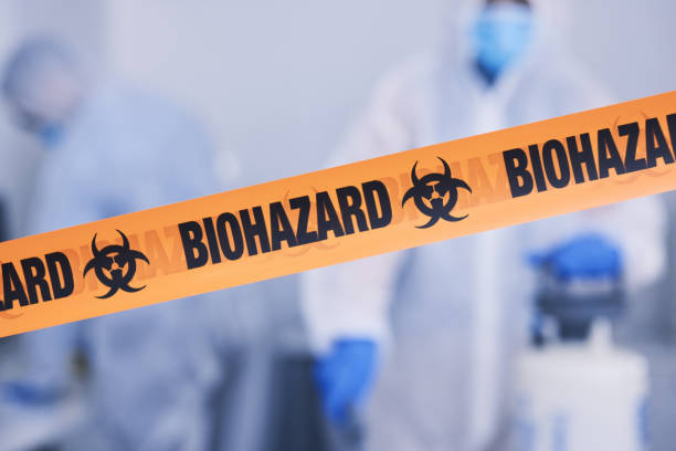 Professional Biohazard Cleanup technician working in Boswell, IN